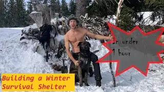 Winter Survival 101: Watch This Guy Build a Shelter from Scratch - #arcticwarrior