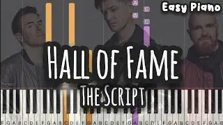 The Script - Hall of Fame (Easy Piano, Piano Tutorial) Sheet