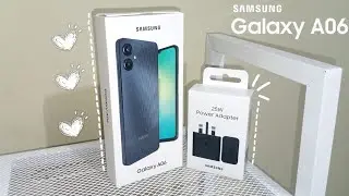 UNBOXING : SAMSUNG GALAXY A06 + power adapter | 4+128GB RM449 ONLY!