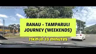 Ranau - Tamparuli Journey (71km in 70 Minutes)
