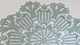Салфетка крючком. Третья часть. Крючок. Крючок для начинающих.