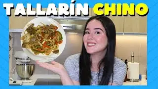 TALLARÍN estilo CHINO de carne de RES y VERDURAS