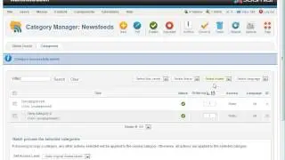 Components Newsfeeds Categories