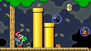 Super Mario World - Forest of Illusion 3 Secret Exit (How to Exit the Forest)