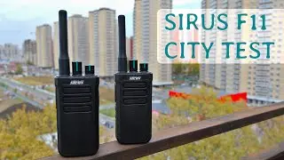 Радиостанции Sirus F11. Проверка дальности связи 🌏