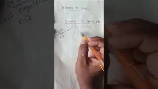 Binary to Gray Code Conversion | How to convert Binary to gray Code | Gray code code conversion |