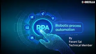 Introduction to RPA || Robotic Process Automation ||by Pavani || Team Codezilla || Mozilla community