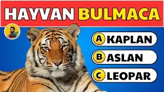 Hayvanları Tahmin Edin 🦁 🐘 : 30 Hayvan | 10 Saniyede Tahmin Edebilir misin? | Bilmece | Bulmaca |