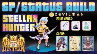 SP / STATUS BUILD STELLAR HUNTER (SK CARD + FREEZING BOW + KABUTO + JADE DRAGON) Ragnarok Mobile