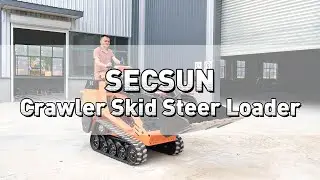 SECSUN Crawler Skid Steer Loader