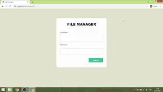 Aplikasi File Manager Berbasis Web 