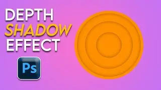 DEPTH SHADOW EFFECT  IN ADOBE PHOTOSHOP.