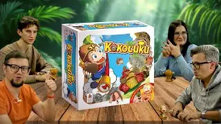 Настольная игра КОКОСИКИ 💩 летсплей, играем! COCONUT & MONKEY KING