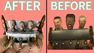 I Made Flying 3 Head Skibidi Bath How to make toys