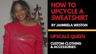How to Cut Up a Sweatshirt | Upcycle | DIY
