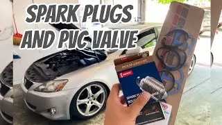 Spark plugs and PCV Install on 2006 Lexus IS250