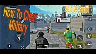 How to clear Military Base Solo vs Squad | Thumb Player | PUBG Mobile |