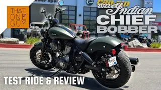 2022 Indian Chief Bobber Dark Horse Test Ride and Review | Demo at Elk Grove Powersports