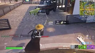 Playing Fortnite