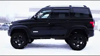 TESTING WHEELS FOR 230K. OFFROAD! LOW PROFILE. AUTOMATIC NEW UAZ PATRIOT.