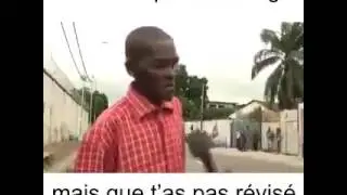 Quand ton Prof t’interroge mais que tu n'as pas revisé tes cours