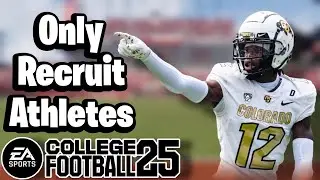 Why You Should Only Recruit Athletes in Dynasty College Football 25