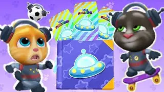 My Talking Tom Friends Stickers Book Astro Outfit Unlocked Gameplay Android ios