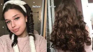КУДРИ БЕЗ ПЛОЙКИ И БИГУДИ // HEATLESS CURLS // новый способ