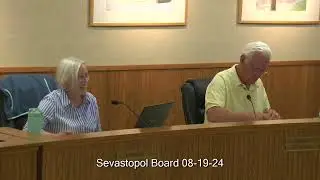 08-19-24 Sevastopol Town Board Meeting