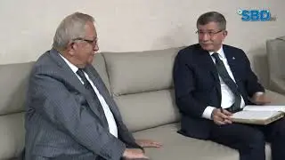GELECEK PARTİSİ GENEL BAŞKANI AHMET DAVUTOĞLU, BELEDİYE BAŞKANI HALİL POSBIYIK’I ZİYARET ETTİ