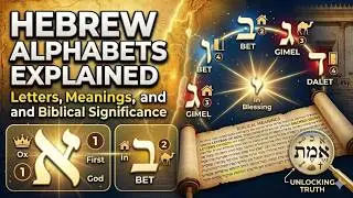 Hebrew Alphabets Explained | Letters, Meanings, and Biblical Significance 