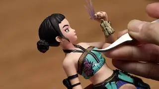 Making K-pop Demon Hunters Zoey Figures with 3D Pen