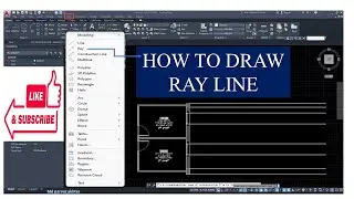 Lesson#2.2! What is Ray command in AutoCAD? How to use a Ray Command line tool in Hindi ! AutoCAD