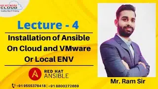 Lecture - 4: Installation of Ansible on Cloud and VMware or Local ENV | Ansible Tutorials