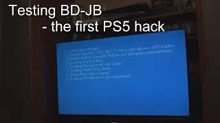 Testing the first version of BD-JB hack for PS5