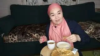Мукбанг блины и печеночный торт. Ураза, Ифтар
