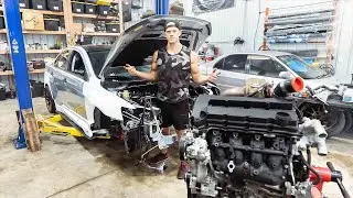 I was forced to pull my Evo Engine