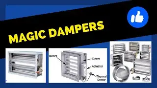 Revit Tool to add dampers automatically _ Motorized Damper - HVAC Dampers