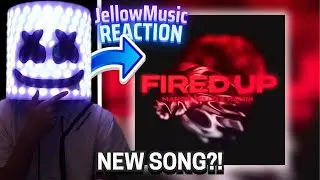 IT'S FINALLY HERE!! Marshmello x Hamdi - Fired Up (JellowMusic Reacts)