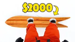 RIDING A $2000 SNOWBOARD!