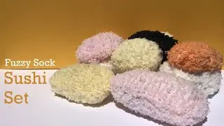 How to Make a Sushi Set out of Fuzzy Socks