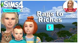 Bladder Failure! 😳 Pt 5: Rags to Riches: Growing Together Edition (Sims 4)