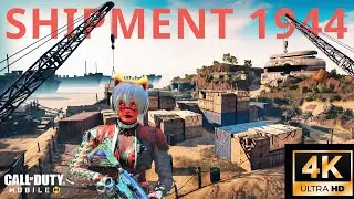 Call of Duty Mobile: SHIPMENT 1944 4K ULTRA MAX Graphics 120 FPS CODM Multiplayer 2023(MAX SETTINGS)