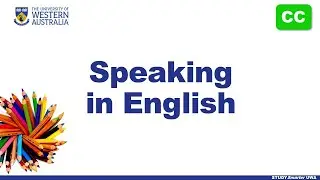 English in Context: Speaking in English