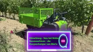 Eilmeldung- Neu bei Weber Baumaschinen - Merlo Raupendumper