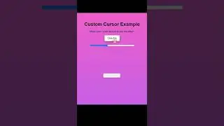 🔥 Custom Cursor Effect Using Only CSS! 🎨✨ | No JS Needed 
