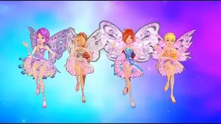 [MMD | Winx Club] Transformation Butterflix [Flora x Tecna]