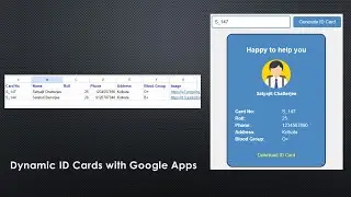 Create Dynamic ID Cards with Google Apps Script & HTML | Step-by-Step Tutorial
