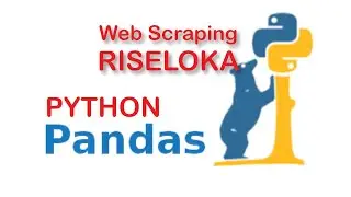 Web Scraping with python pandas