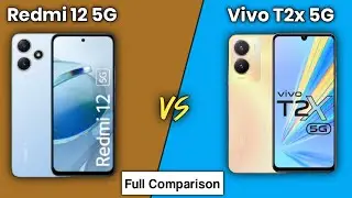 Redmi 12 5G vs Vivo T2x 5G🔥 Full Comparison in Hindi | Which Is Best?